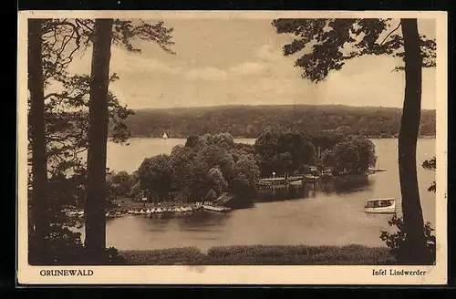 AK Berlin-Grunewald, Insel Lindwerder