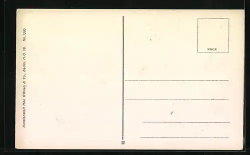 AK Berlin-Grunewald, Havelpartie mit Kaiser Wilhelmsturm