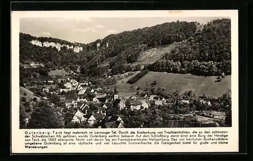 AK Gutenberg-Teck, Gasthaus und Pension zum Löwen