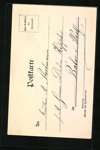 AK Münster, Blick auf Liebfrauen-Kirche