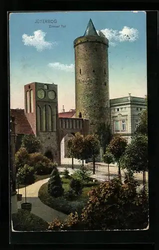 AK Jüterbog, Blick aufs Zinnaer Tor