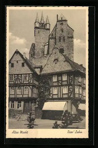 AK Diez /Lahn, Ansicht vom alten Markt