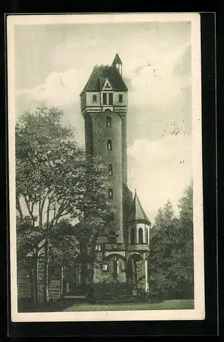 AK Marburg a. Lahn, Kaiser-Wilhelm-Turm auf Spiegelslust