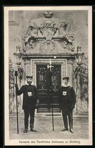 AK Stolberg, Torwarte des Fürstlichen Schlosses