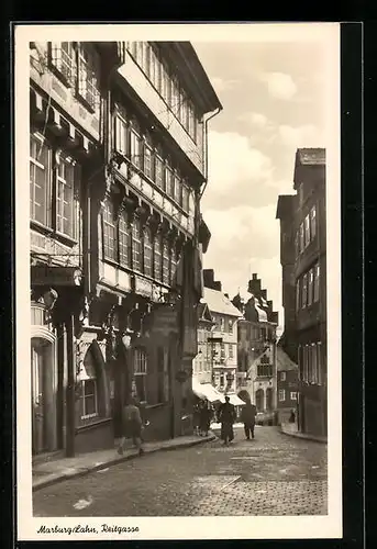 AK Marburg /Lahn, Blick in die Strasse Reitgasse