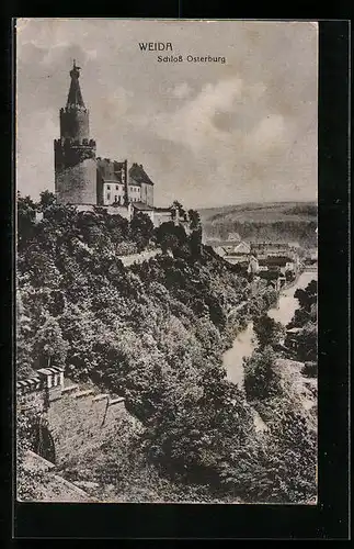AK Weida, Ansicht von Schloss Osterburg