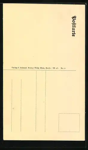 AK Grunewald, Blick auf den Kaiser Wilhelm-Turm