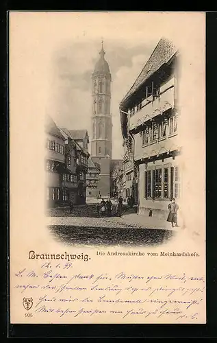 AK Braunschweig, Andreaskirche vom Meinhardshofe