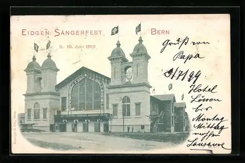 AK Bern, Eidgenössisches Sängerfest 1899, Festhalle