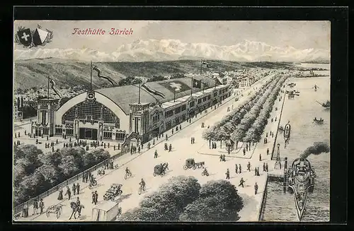 AK Zürich, Musikfest, Festhütte