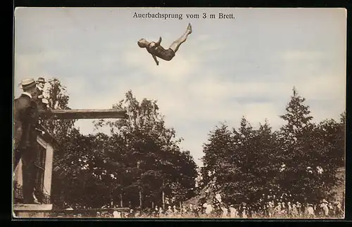 AK Auerbachsprung vom 3 m Brett