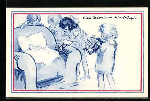 AK C`est le dernier-né de nos réfugiés...