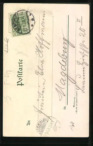 AK Kinderpaar sitzt auf Nachttöpfen, Toilettenhumor