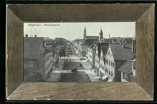AK Göppingen, Blick in die Hauptstrasse