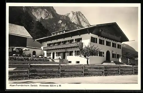 AK Berchtesgaden, Alpen-Fremdenheim Bartels