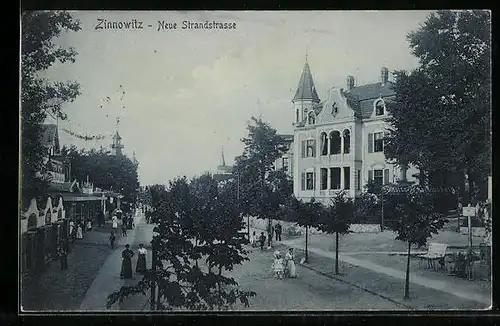 AK Zinnowitz, Neue Strandstrasse