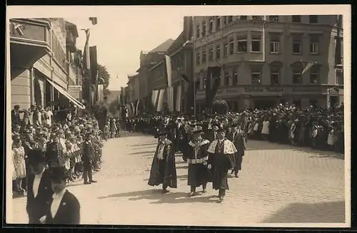 AK Tübingen, 450 Jähr. Jubiläum der Universität 1927, Festzug