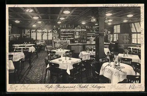 AK Solingen, Cafe-Restaurant Gröhl