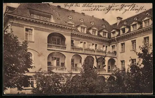 AK Freiburg i. B., St. Josephskrankenhaus, Fassadenansicht