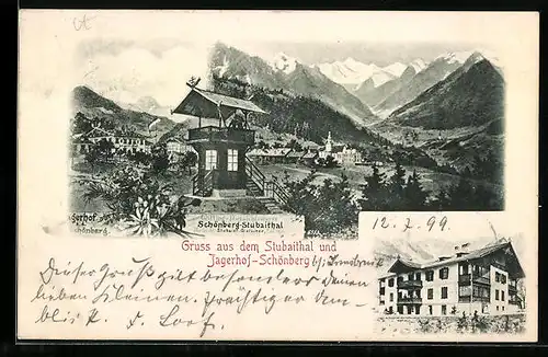 AK Schönberg, Stubaithal, Jagerhof-Schönberg