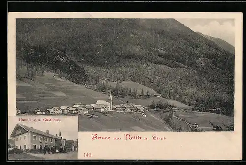 AK Reith, Totalansicht, Handlung und Gasthaus