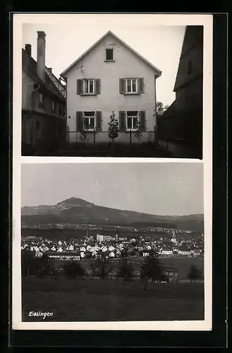 AK Eislingen /Fils, Blick auf ein Haus, Ortsansicht
