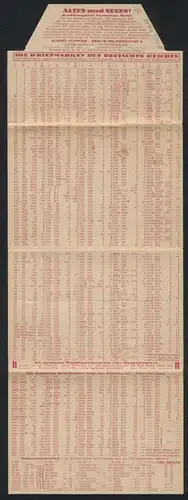 Klapp-AK Ganzsache PP116B1: Berlin-Wilmersdorf, Ganzsachen-Handel Albert Klickow, Kaierallee 157, Preisrätsel