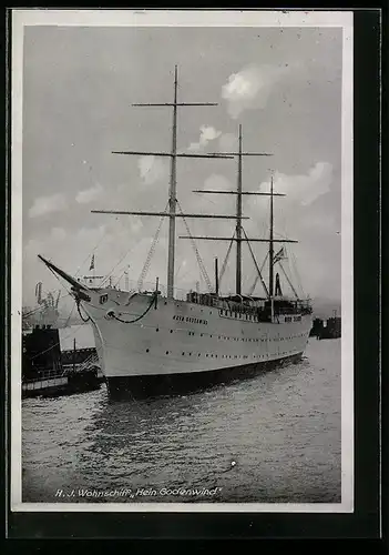 AK HJ Wohnschiff Hein Godenwind, Segelschiff