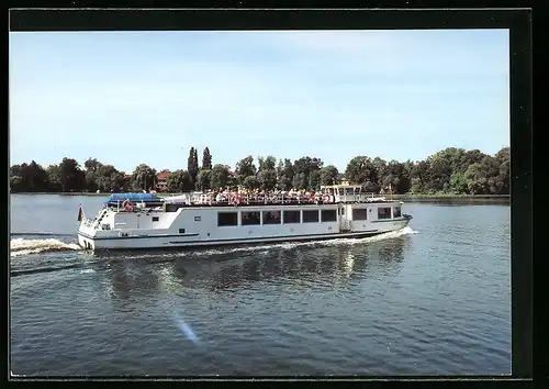 AK Potsdam, Salonschiff Nedlitz, Weisse Flotte Potsdam