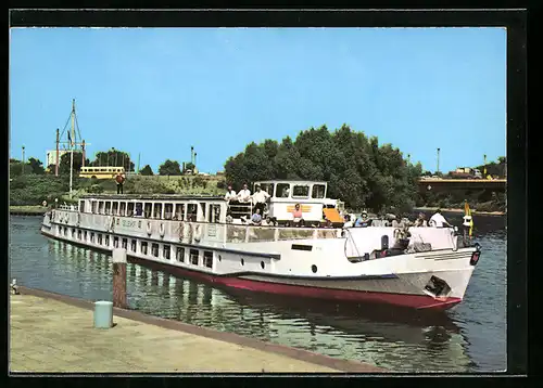 AK MS Cecilienhof, VEB Verkehrsbetriebe Potsdam, Weisse Flotte