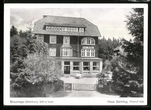 AK Braunlage /Harz, Haus Dümling