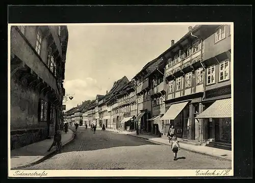 AK Einbeck i. H., Blick in die Tidexerstrasse