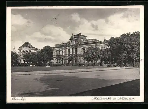 AK Bamberg, Schönleinsplatz mit Schützenhaus