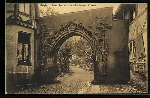 AK Goslar, Altes Tor zum Frankenberger Kloster