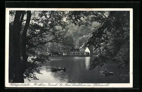 AK Bad Dürkheim, Waldgaststätte Forsthaus Isenach im Pfälzerwald