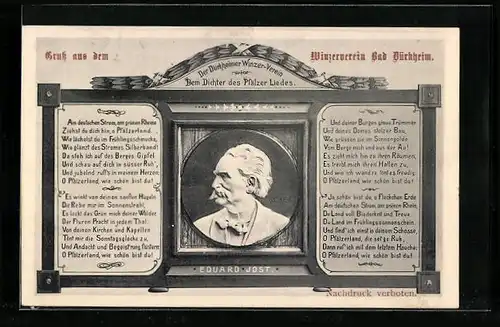 AK Bad Dürkheim, Winzer-Vereins Tafel