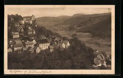 AK Egloffstein /Fränk. Schweiz, Ortsansicht mit Umland