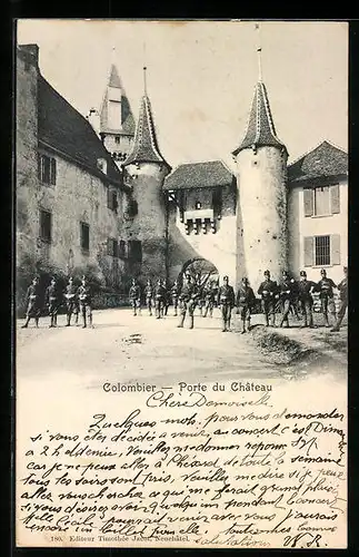 AK Colombier, Porte du Château