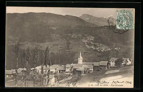 AK Les Allues, Vue Générale