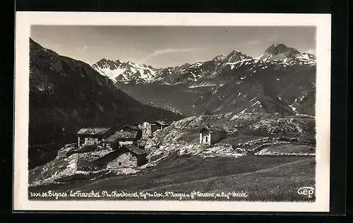 AK Tignes, Panorama, Ortsansicht