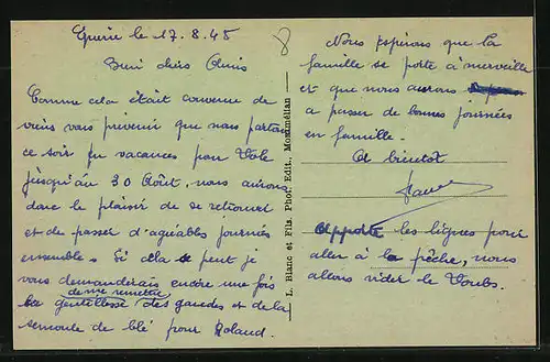 AK Epierre, Vue générale, prise de la rive gauche de l`Arc