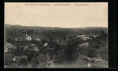 AK Les Déserts, Vue générale