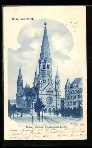 AK Berlin, Kaiser Wilhelm Gedächtniss-Kirche