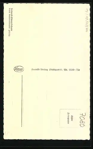 AK Aalen, Teilansicht altes Rathaus