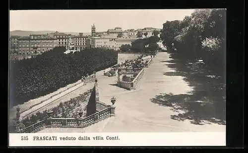 AK Frascati, veduto dalla villa Conti