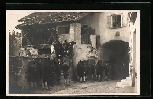 AK Meran, Passeiergasse, Aufgang zur Klause