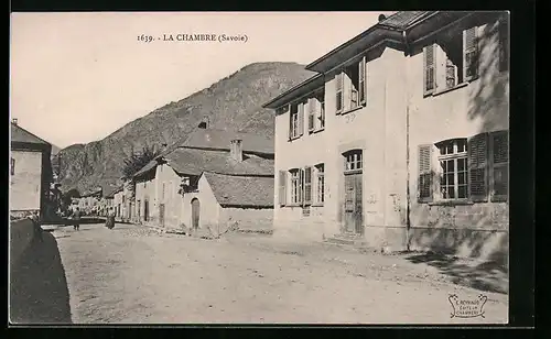 AK La Chambre, Une rue, Strassenpartie