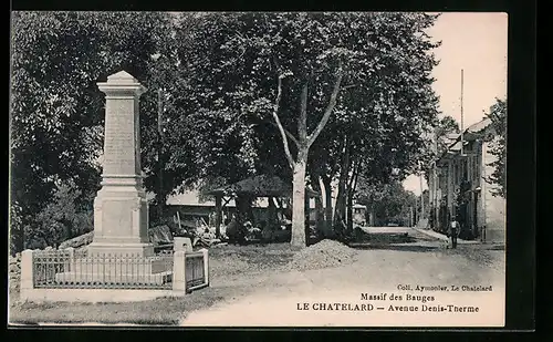 AK Le Chatelard, Massif des Bauges, Avenue Denis-Therme