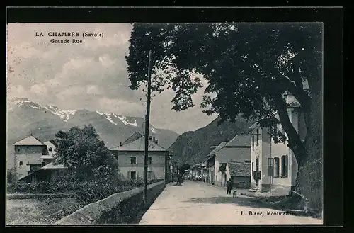 AK La Chambre, Grande Rue, Strassenpartie