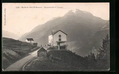 AK St-Bernard, Belvedère-Hôtel, Route du Petit St-Bernard